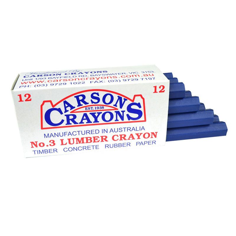 CRAYON - LUMBER NUMBER 3 BLUE